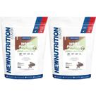 Kit 2X Whey Protein Zero Lactose All Natural - 900g Refil Chocolate - NewNutrition