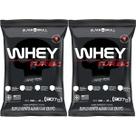 Kit 2X Whey Turbo - 907g Refil Morango - Black Skull