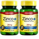 KIT 2X Zinco+ 28mg 255% IDR 60 cápsulas - Maxinutri