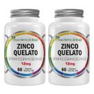 Kit 2x Zinco Quelato 12mg 60 Capsulas Flora Nativa do Brasil