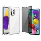 Kit 2X1 Samsung Galaxy A52 5G - Película Privacidade Vidro 3D Anti Spy + Capa Anti Impacto Transparente Kit 2X1 Samsung Galaxy A52 5G - Película Privacidade Vidro 3D Anti Spy + Capa Anti Impacto Transparente