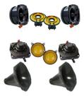 Kit 2x2 driver tweeter unlike 400 + cornetas reparos