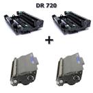 Kit 2xCartucho Cilindro + 2 Cartucho Toner Dr3302 Hl5452 Dcp8112 Dcp8157 Dr-3302