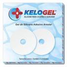 Kit 3 - 1 par ades. areolar + 1 fita silicone 70cm kelogel