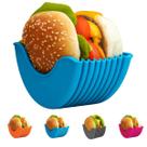 Kit 3/5 Suporte Para Hamburguer Porta Sanduiches Lanches Antivazamento Gordura Molho Reutilizavel - Kit 3/5 Suporte Para Hamburguer Porta Sanduiches Lanches Antivazamento Gordura Molho Reutilizavel -