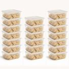 Kit 3 a 30 Potes Plásticos 270ml Tampa Transparente Potes Mini Marmita Fitness BPA Free Kit 3 a 30 Potes Plásticos 270ml Tampa Transparente Potes Mini Marmita Fitness BPA Free