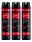 Kit 3 Above Feel Free Desodorante Men Zero Alumínio 150ml