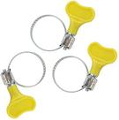 Kit 3 Abraçadeiras Com Borboleta Ajustável 14 a 27mm Kit 3 Abraçadeiras Com Borboleta Ajustável 14 a 27mm