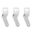 Kit 3 Abridor De Garrafas e Latas Profissional Inox Gigante Kit 3 Abridor De Garrafas e Latas Profissional Inox Gigante