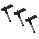 Kit 3 Abridor Furador de Coco Verde Perfurador Inox 12,9cm