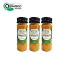 KIT 3 Açafrão em Pó Integral com Pimenta Preta 60g Orgânico Mano Velho