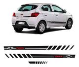Kit 3 Adesivo Faixas Laterais E Traseira Do Chevrolet Onix Kit 3 Adesivo Faixas Laterais E Traseira Do Chevrolet Onix