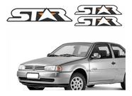 Kit 3 Adesivos Emblema Star Compatível Gol 1998 Kit 3 Adesivos Emblema Star Compatível Gol 1998