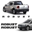 Kit 3 Adesivos Saveiro Robust Emblema Preto Modelo Original Kit 3 Adesivos Saveiro Robust Emblema Preto Modelo Original