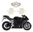 Kit 3 Adesivos Tanque Compatível MV Agusta F4 Preto