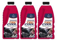 Kit 3 Aditivos Radiador Tecbril Rosa Concentrado Orgânico