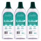 kit 3 Adoçante Xylitol Natural Liquido 100ml