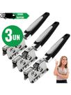 Kit 3 Afiador De Facas Tesoura Profissional Canivete Aço Inox Profissional