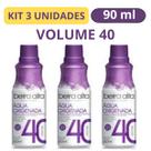 Kit 3 Água Oxigenada Beira Alta Cremosa 40 volumes 90ml cada