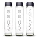 Kit 3 Água Voss Sem Gás Norueguesa Garrafa de Vidro 800ml