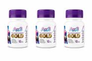 Kit 3 AK3 Gold com 12 Cápsulas Suplemento Alimentar