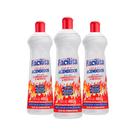 KIT 3 ALCOOL GEL 80º ACENDEDOR 480GR AUDAX
