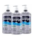 Kit 3 Álcool Gel Antisséptico 70o Inpm 420g Asseptgel Start