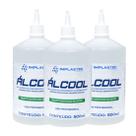 Kit 3 Álcool Isopropilico 500ml - 99,8% PCI Limpeza Eletrônica, Placas e Circuitos