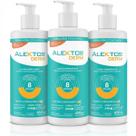 kit 3 Alektos Derm 450ml Hidratante intenso Com Pós Biotico