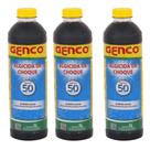 Kit 3 Algicida Choque Genco 1L Eliminador De Algas Para piscina