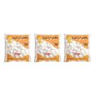 Kit 3 Algodão Bola Branca Sussex 50g