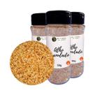 Kit 3 Alho Granulado Sabor Puro Autentico Premium Pote com Dosador 60g