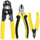 Kit 3 Alicate Crimpar Rj45 alicate corte precisão 3d e Rede Kit 3 Alicate Crimpar Rj45 alicate corte precisão 3d e Rede