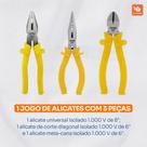 Kit 3 Alicate Profissional Vonder Universal Bico Corte Jogo 3pçs