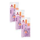 Kit 3 Alicates de Cutícula 775 Professional Touch Aço Inox Mundial