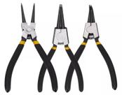 Kit 3 Alicates Retenção Interno E Externo Eixos Aneis Travas Kit 3 Alicates Retenção Interno E Externo Eixos Aneis Travas