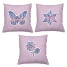 Kit 3 Almofadas Decorativas Cheias 40 x 40 Estrela