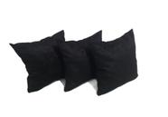 Kit 3 Almofadas Decorativas Cheias 45x45cm com zíper