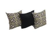 Kit 3 Almofadas Decorativas Cheias 45x45cm com zíper