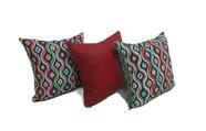 Kit 3 Almofadas Decorativas Cheias 45x45cm com zíper