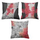 Kit 3 Almofadas Decorativas Floral Kit 3 Almofadas Decorativas Floral