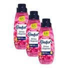 Kit 3 Amaciante Concentrado Comfort Brisa Elegante 500ml