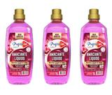 Kit 3 Amaciante Neutralizador de Odor Profisse IN 1L Rose
