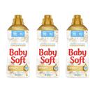 Kit 3 Amaciantes Concentrado Baby Soft Pureza e Delicadeza 1l