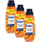 Kit 3 Amaciantes Concentrados Comfort Energia Floral 500ml