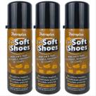 Kit 3 Amaciantes para Calçados e Hidratante de Couro em Spray Soft Shoes - 75ml - 2x1- Petroplus PP-0195BR Kit 3 Amaciantes para Calçados e Hidratante de Couro em Spray Soft Shoes - 75ml - 2x1- Petroplus PP-0195BR