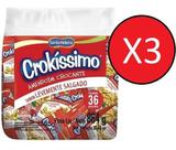 Kit 3 Amendoim Crokissimo S/ Pele Santa Helena 36x24g - 864g
