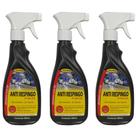 KIT 3 ANTIRRESPINGO DE SOLDA SEM SILICONE SPRAY 500ml ALLCHEM