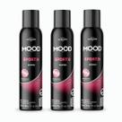 Kit 3 Antitranspirante AE Sport Women Mood 150ml Desodorante