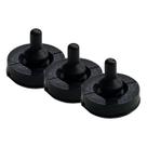 Kit 3 Apoios de Borracha Para Fritadeira Airfryer Ri9201 Ri9252 Ri9255 Ri9270 Ri9280 Philips Walita
